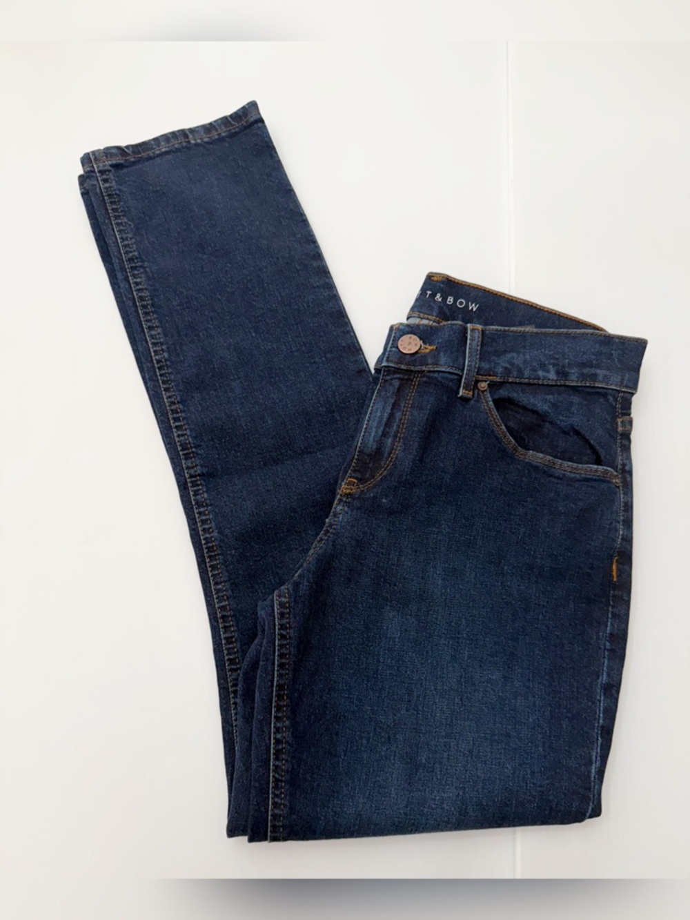 Mott & Bow - Boyfriend Slim Straight Ridge Jeans - 25